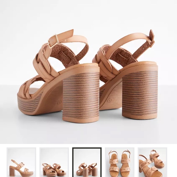Buckle | Pierre Dumas Woven Heeled Sandal Size 10 - Picture 4 of 15